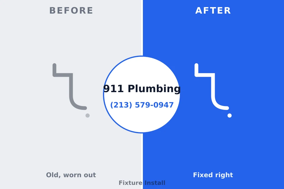 Before and after: plumbing repair West Pelzer, SC